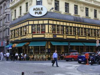 AGILE  PUB  brusselspictures.com  Andrea Tomasini  Andrea trained and coached a diverse range of