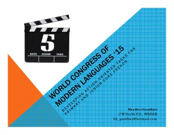 J W Gerth P.S., WRDSB  hb_gauthier@ hotmail.com  OUR LEARNING GOALS FOR TODAY  1 . Define