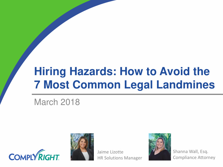 hiring hazards how to avoid the 7 most common legal