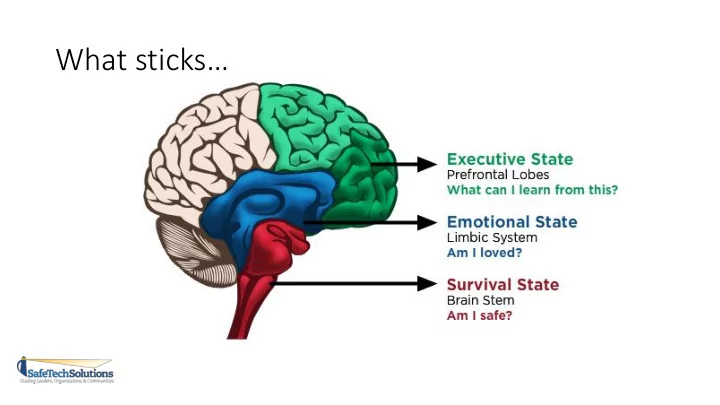 what sticks value proposition ten essential conversations