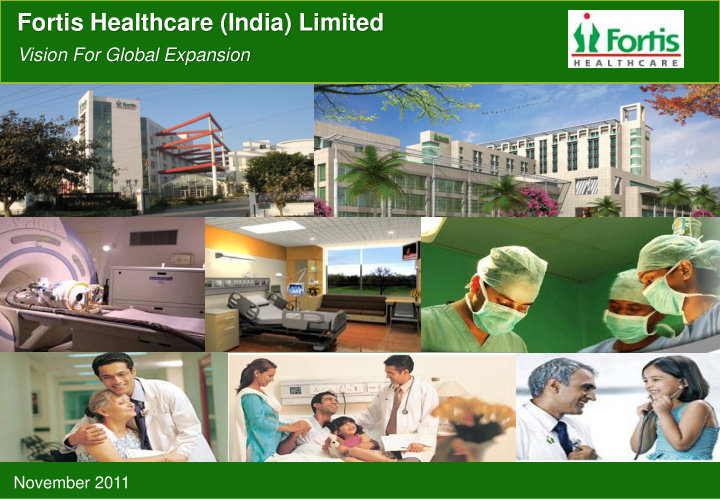 fortis healthcare india limited