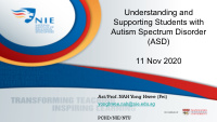 understanding and supporting students with autism