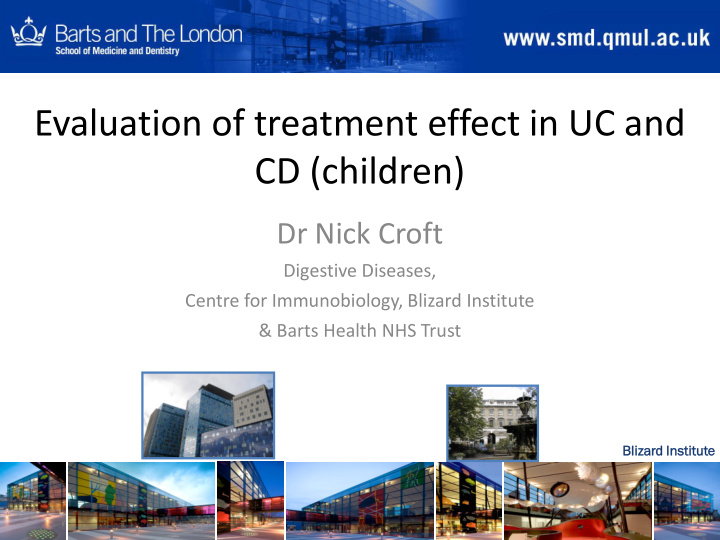 evaluation of treatment effect in uc and cd children