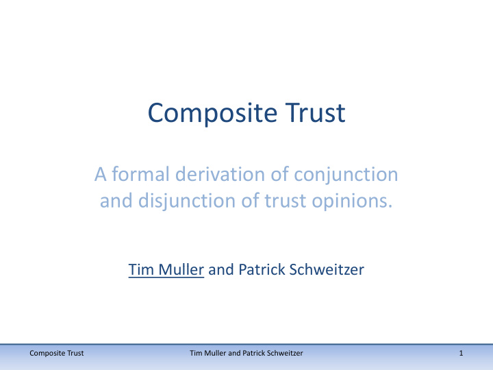 composite trust composite trust composite trust