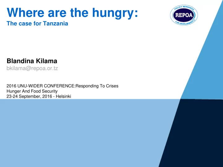 where are the hungry