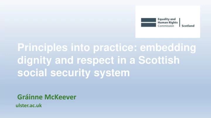 principles into practice embedding