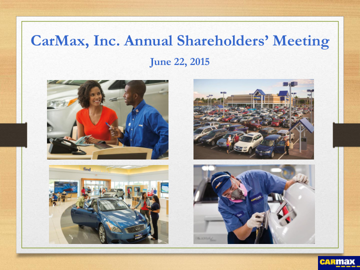 carmax inc annual shareholders meeting