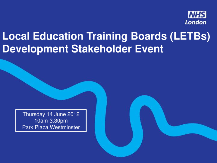 local education training boards letbs