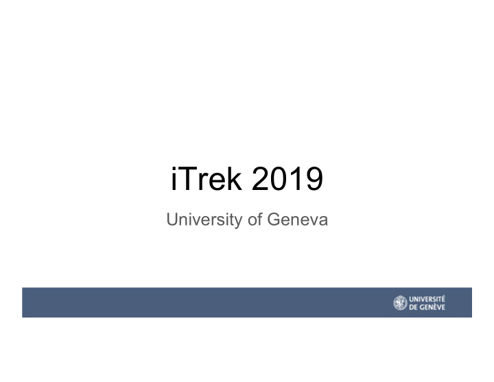 itrek 2019