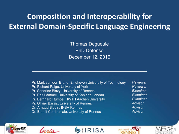 composition and interoperability for external domain