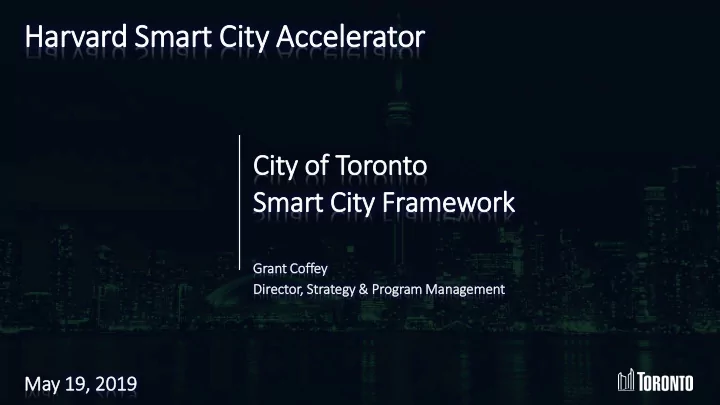 harvard smart cit ity acc ccelerator