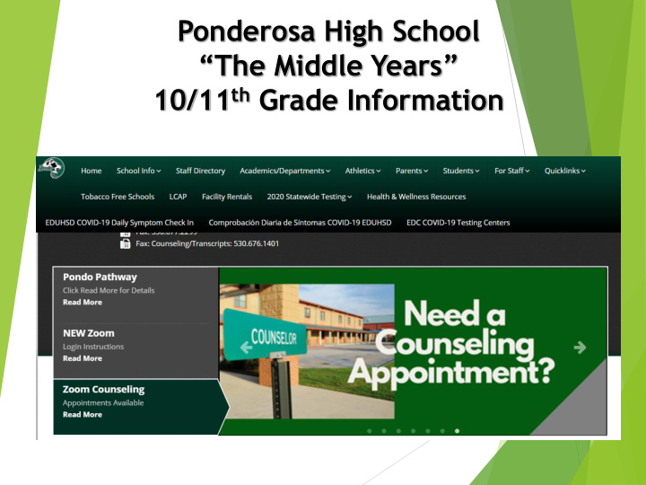 ponderosa high school