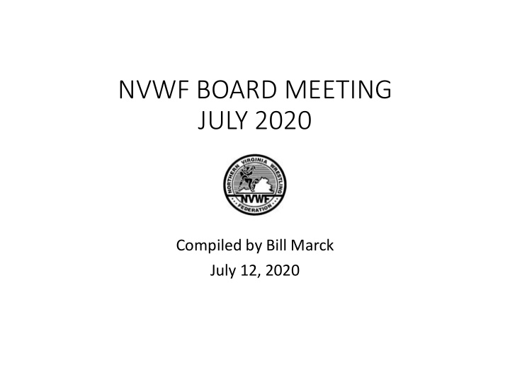 nvwf board meeting