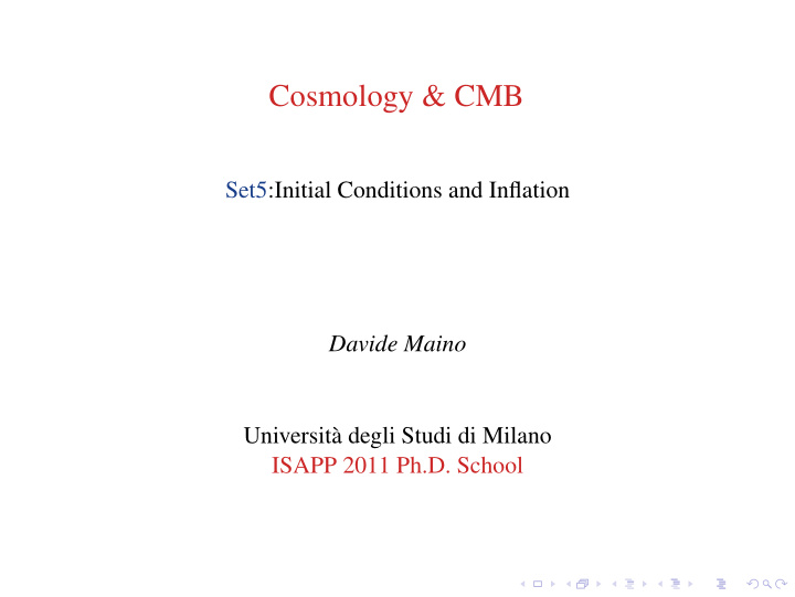 cosmology cmb