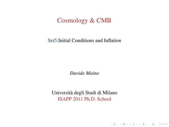 cosmology cmb