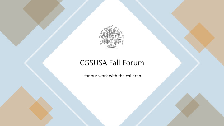 cgsusa fall forum