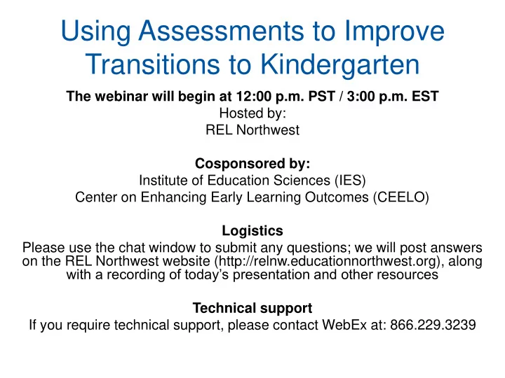 using assessments to improve