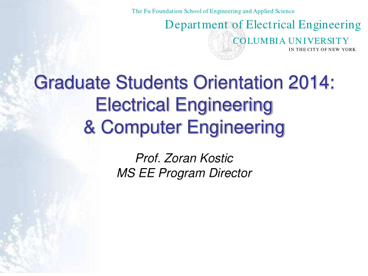 graduate students orientation 2014