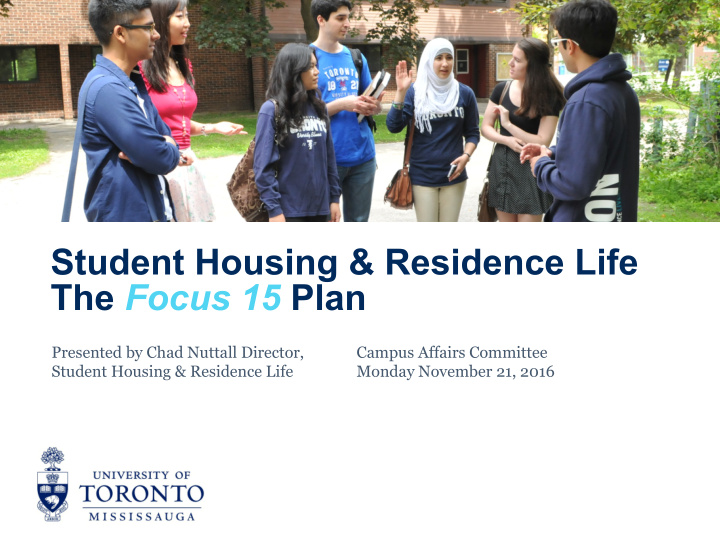 student housing residence life the focus 15 plan