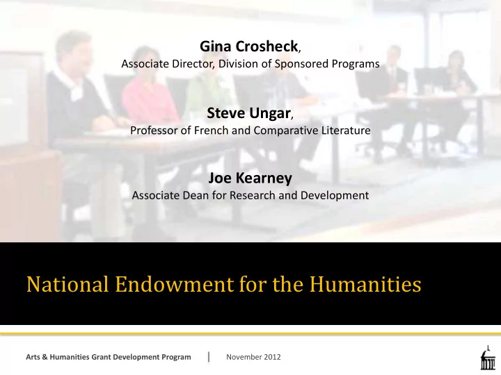 national endowment for the humanities