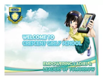 CRESCENT GIRLS SCHOOL  PARENTS SEMINAR 2014  PRESENTATION OUTLINE  The Crescent Family