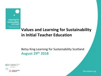lfsscotland.org  RCE Scotland  lfsscotland.org  Scotlands National Outcomes March 2018  Scotland