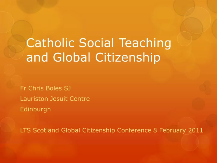 and global citizenship