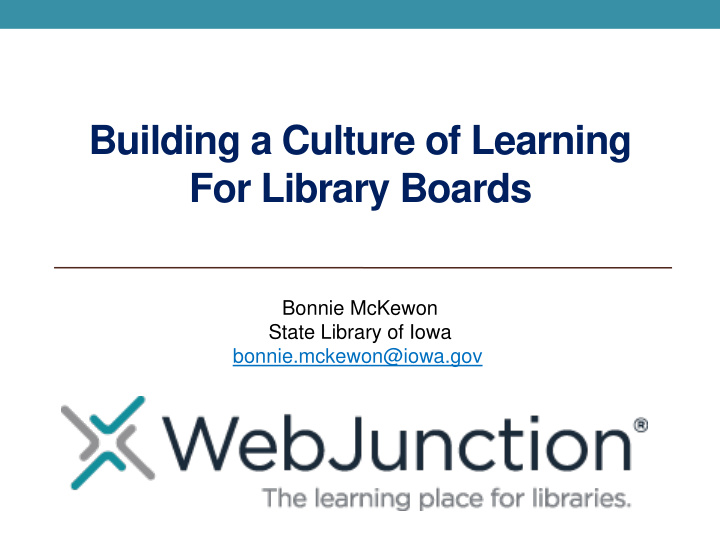 for library boards