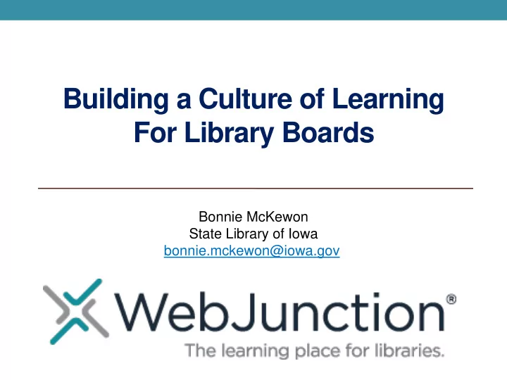 for library boards