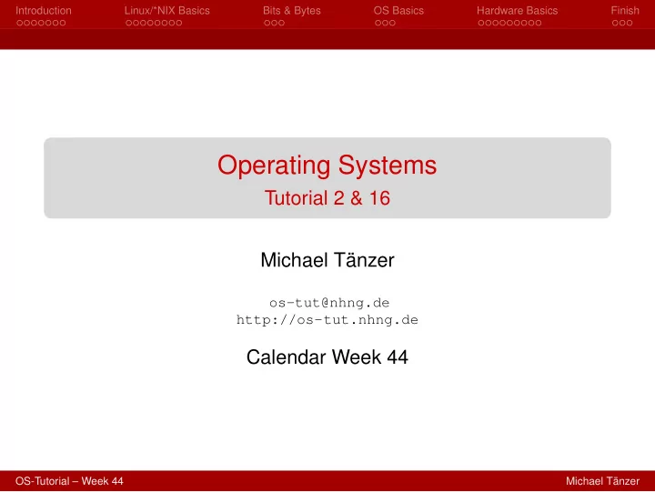 operating systems