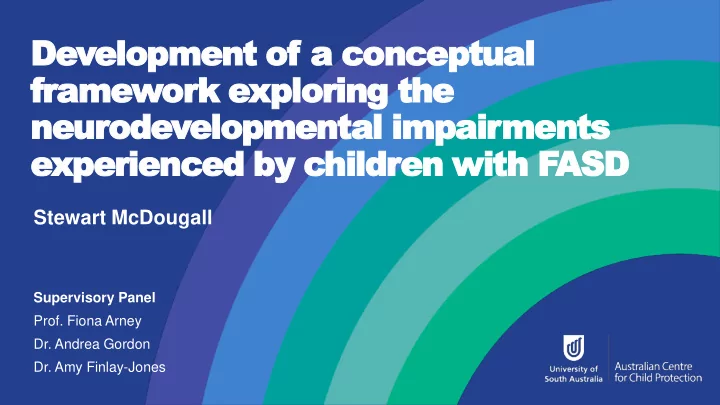 neurodevelopmental impairments