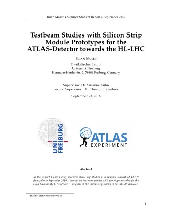 Testbeam Studies with Silicon Strip  Module Prototypes for the  ATLAS-Detector towards the HL-LHC B