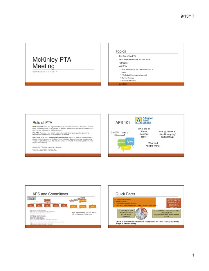 mckinley pta