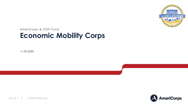 economic mobility corps