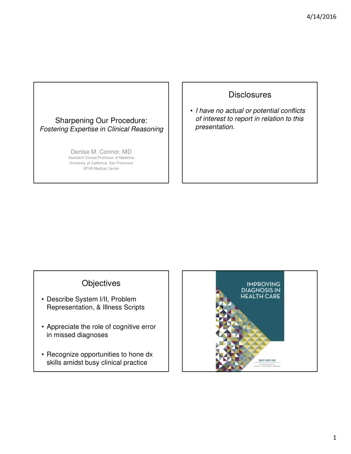 disclosures