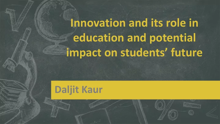 impact on students future