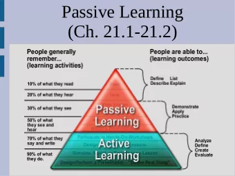 Passive Learning  (Ch. 21.1-21.2)  Step 1. EM Algorithm  For an example, lets go back to the