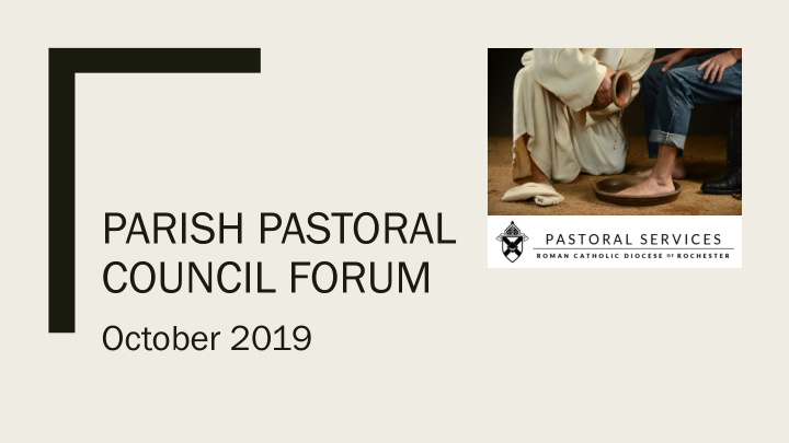 parish pastoral council forum