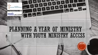 Write your response via the Questions box.  Advocacy  Catechesis  Community Life