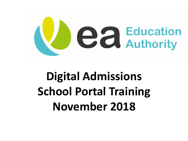 school portal training november 2018 school portal