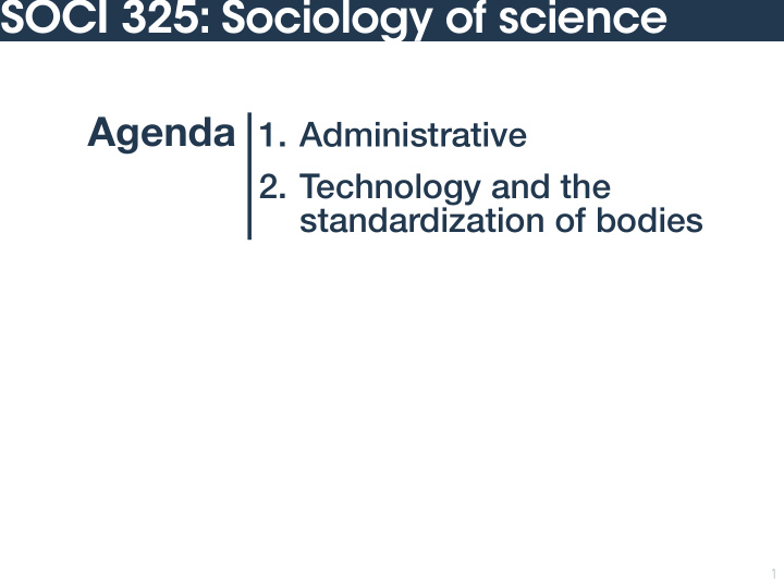 soci 325 sociology of science