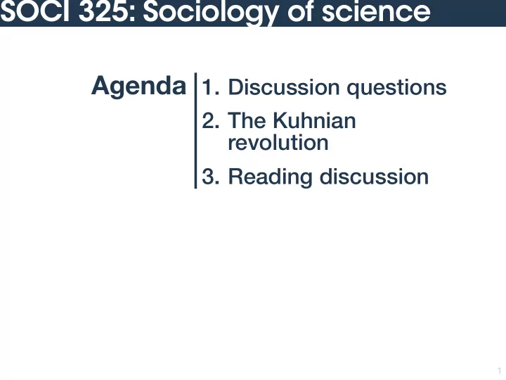 soci 325 sociology of science