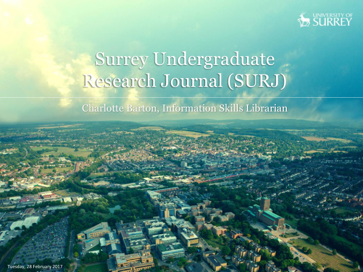 research journal surj