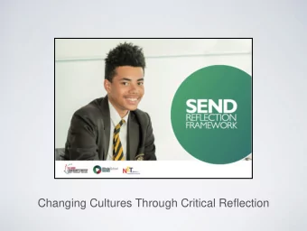 Changing Cultures Through Critical Reflection