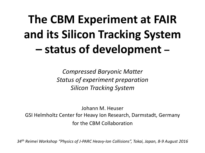 the cbm experiment at fair and its silicon tracking system