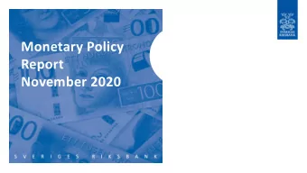 Monetary Policy  Report  November 2020  Chapter 1  Figure 1. GDP in Sweden and abroad  Index, 2019