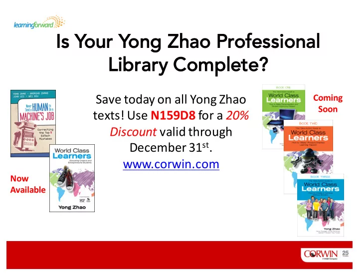 is is your y yong g zhao p professional library y complete