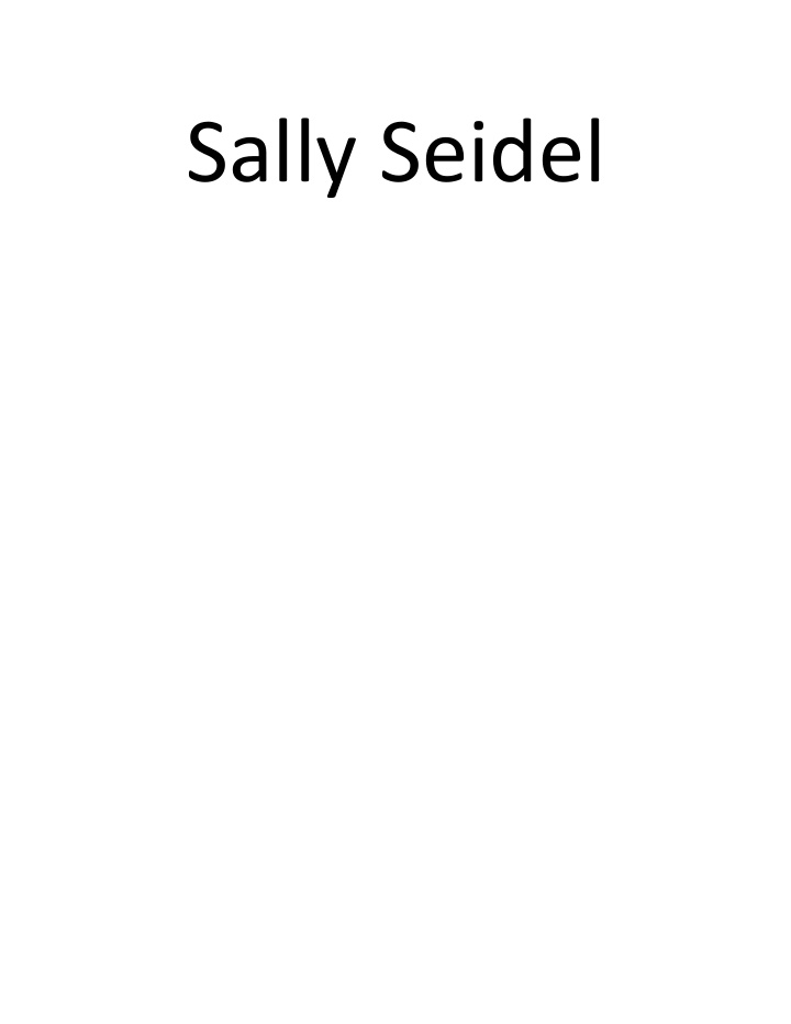 sally seidel