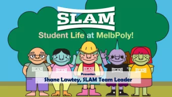 Shane Lawtey, SLAM Team Leader  Events  Professional  Oweek  Development  Harmony Day