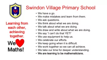 Mat  Maths  hs!  We take our time for deeper understanding.  We are learning  ng to be math